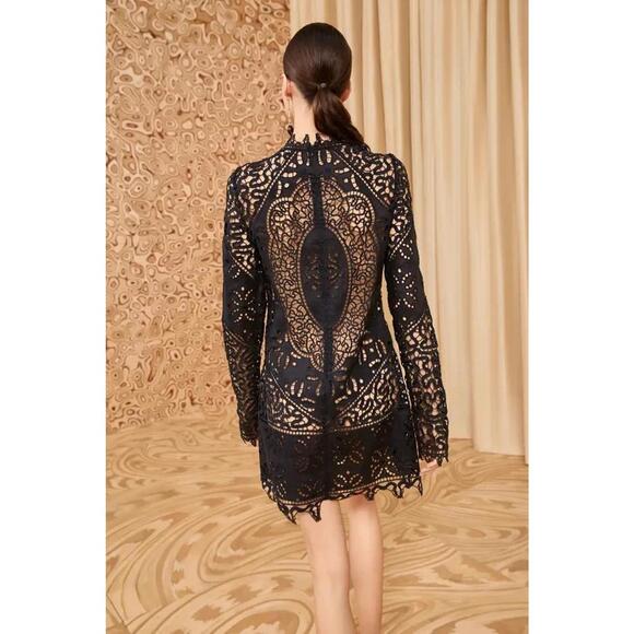 Ulla Johnson Linen Eleni Lace Dress, $990 NWT, Size 6, 70% Off! #1043 - Picture 3 of 7